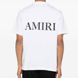 T-shirt a maniche corte con logo in bianco 
