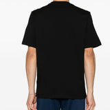 T-shirt a maniche corte con logo in nero 