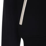 Giacca Varsity con ricamo in nero 
