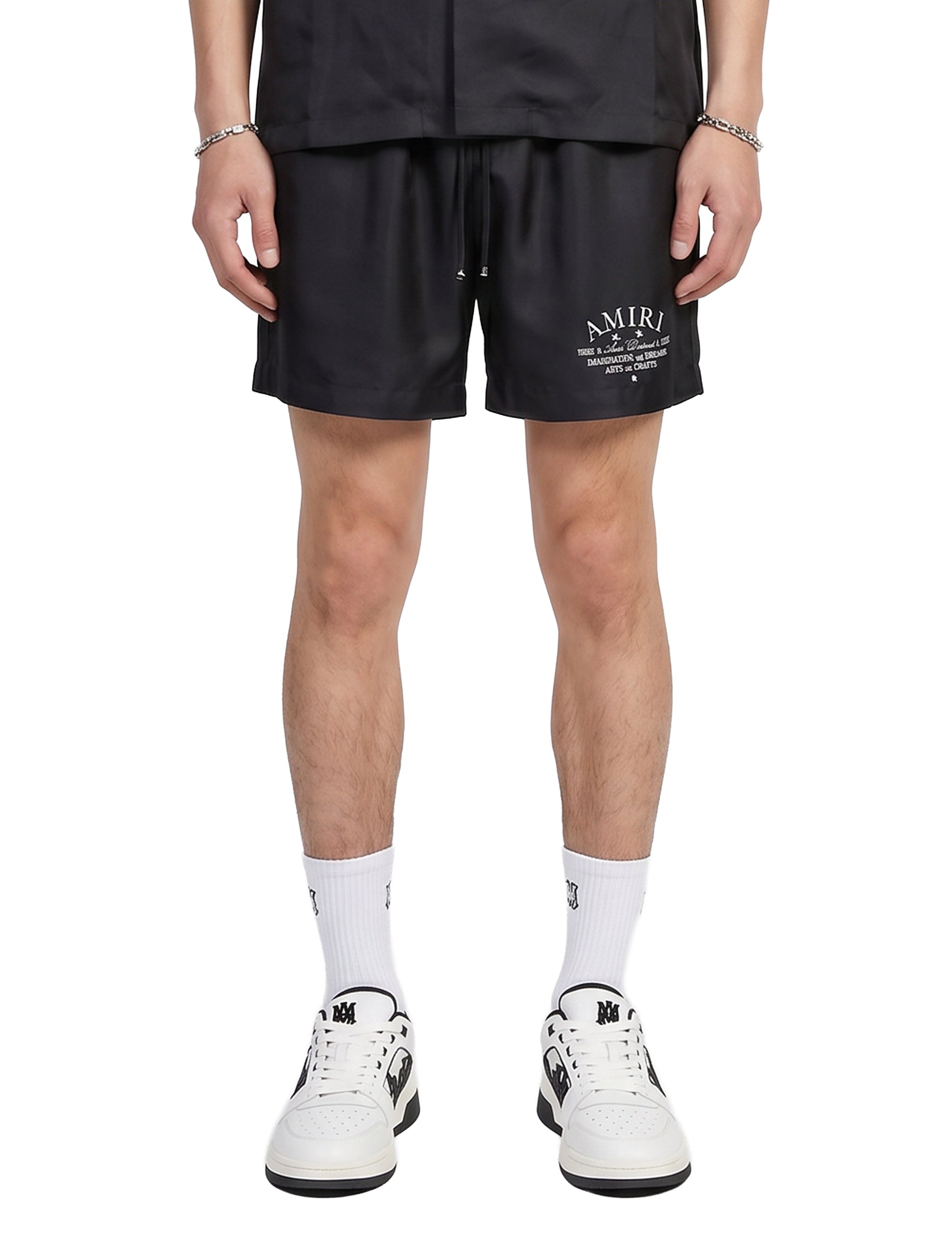 Shorts Arts District con coulisse in nero 