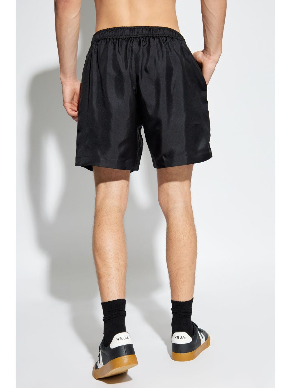 Shorts Arts District con coulisse in nero 