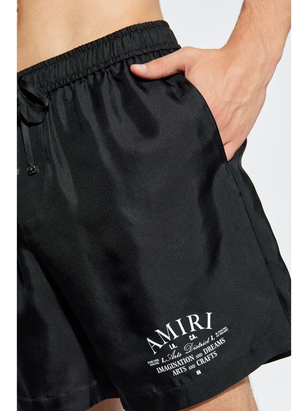 Shorts Arts District con coulisse in nero 