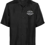 Camicia a maniche corte in nero 