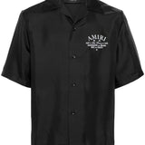 Camicia a maniche corte in nero 