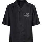 Camicia a maniche corte in nero 