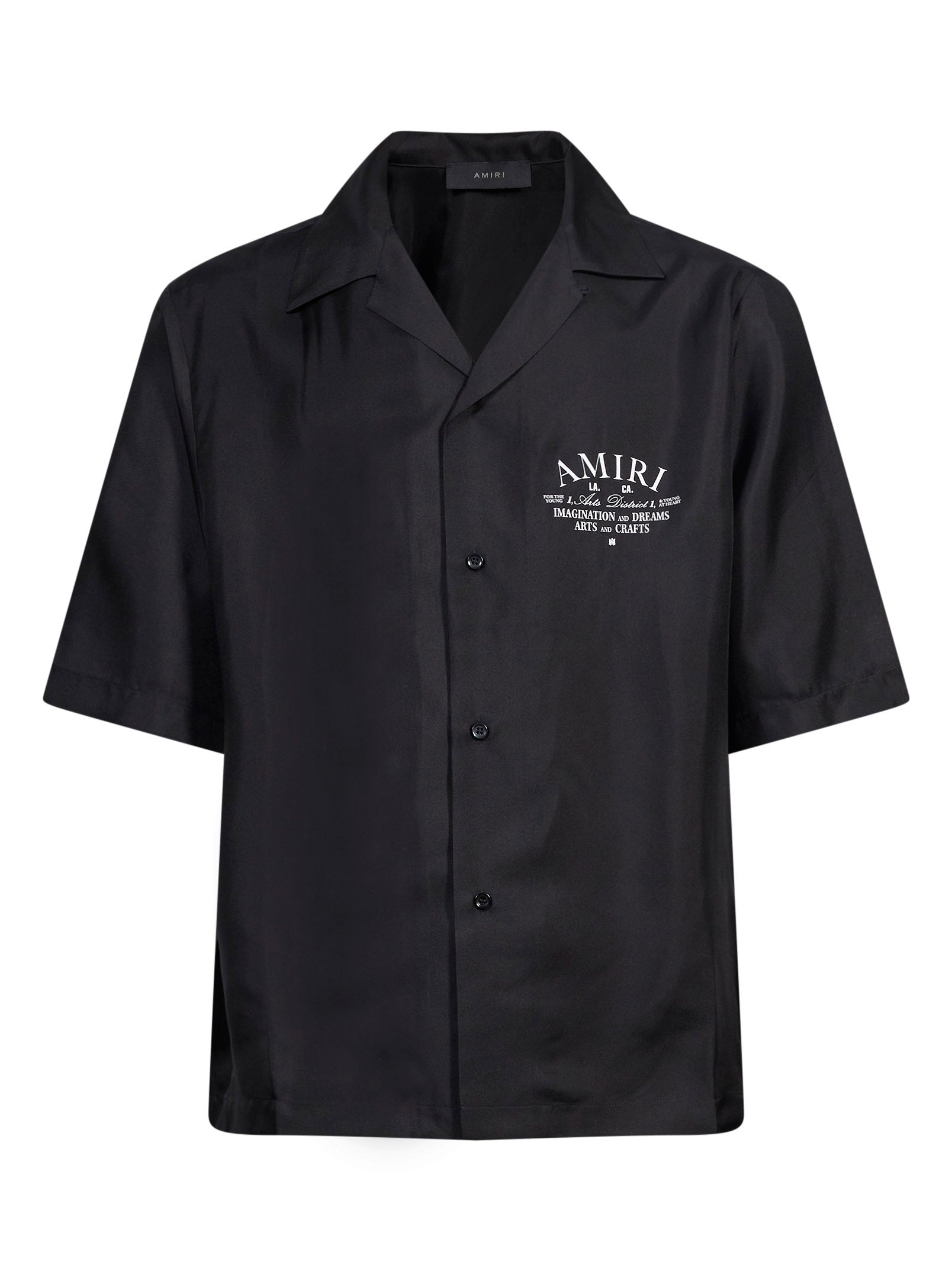 Camicia a maniche corte in nero 