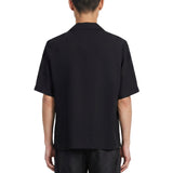 Camicia a maniche corte in nero 