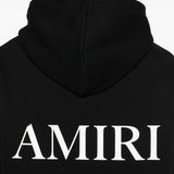 Felpa con cappuccio e ricamo con logo in nero 
