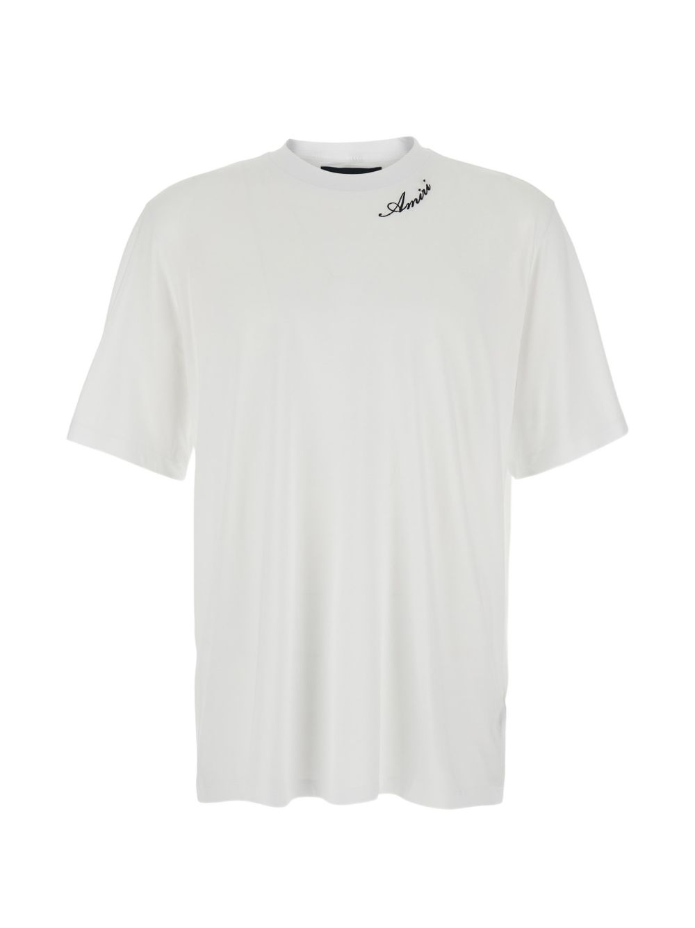 T-shirt a maniche corte con logo  in bianco 