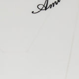 T-shirt a maniche corte con logo  in bianco 