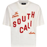 T-shirt con logo South Cali in bianco 
