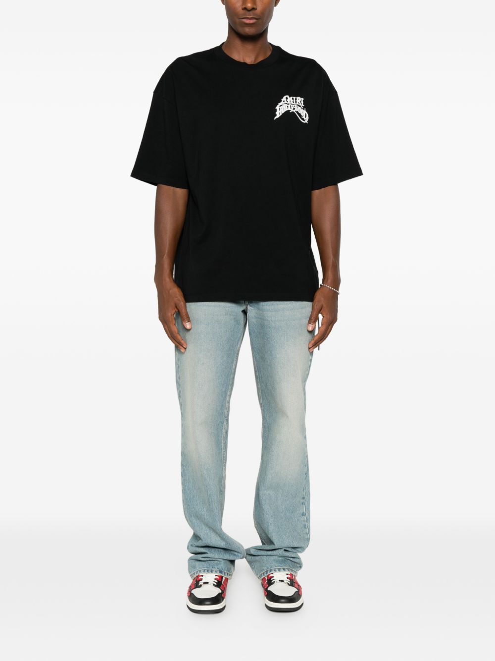 T-shirt Hollywood LJ Skate in nero 