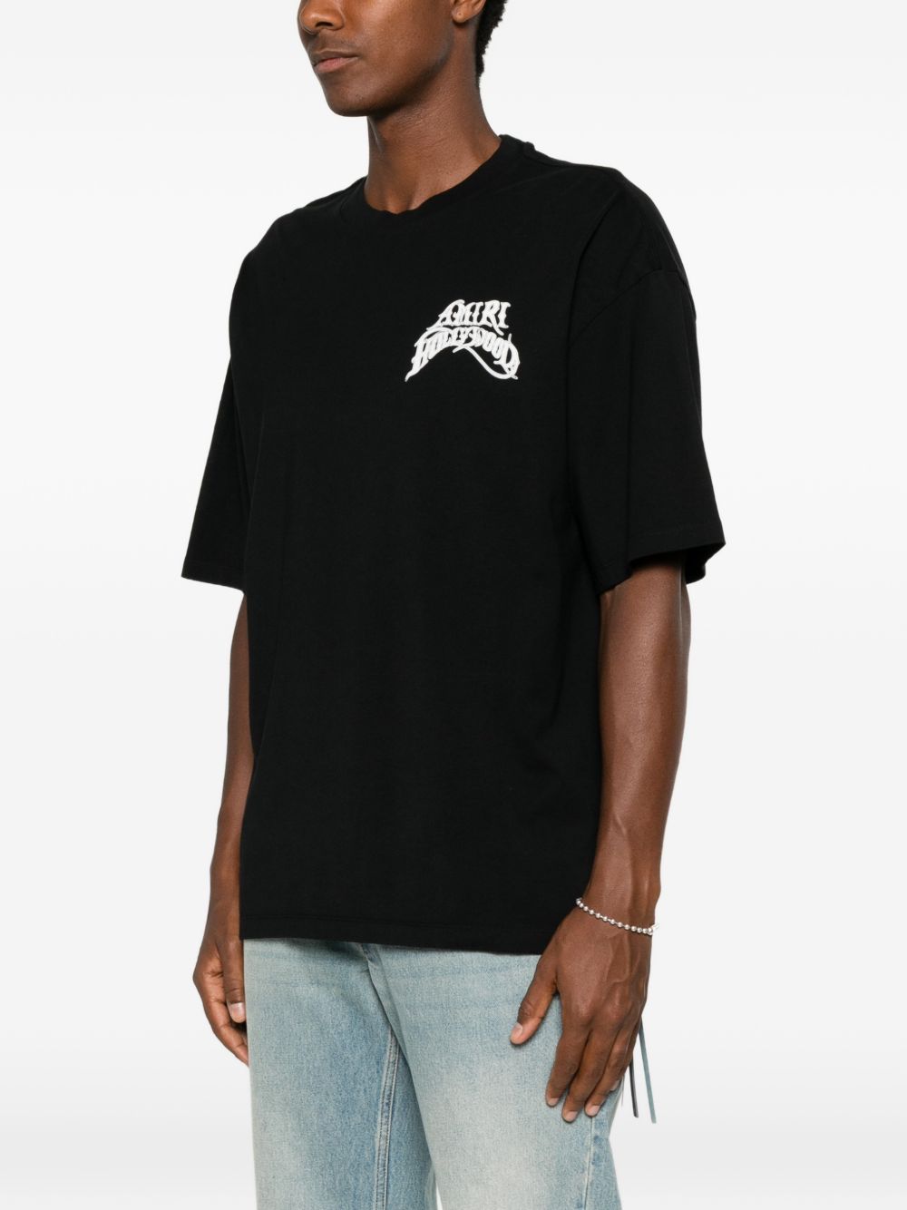 T-shirt Hollywood LJ Skate in nero 