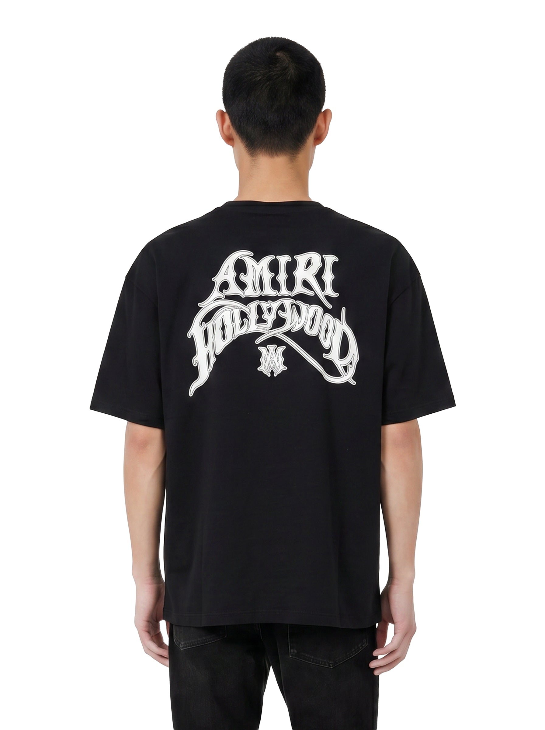 T-shirt Hollywood LJ Skate in nero 
