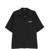 Camicia a maniche corte in nero 