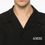 Camicia a maniche corte in nero 