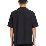 Camicia a maniche corte in nero 