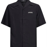Camicia a maniche corte in nero 