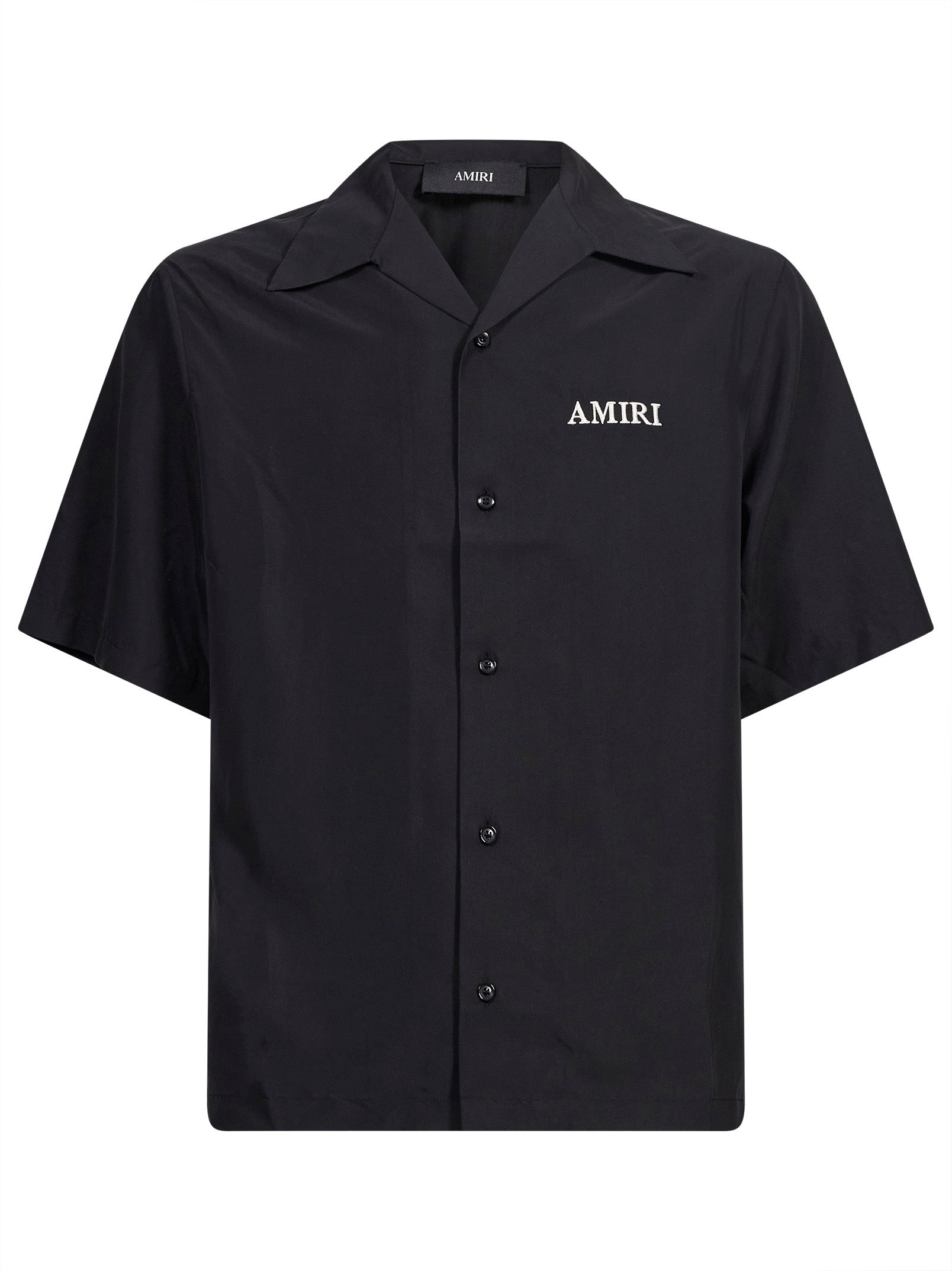 Camicia a maniche corte in nero 