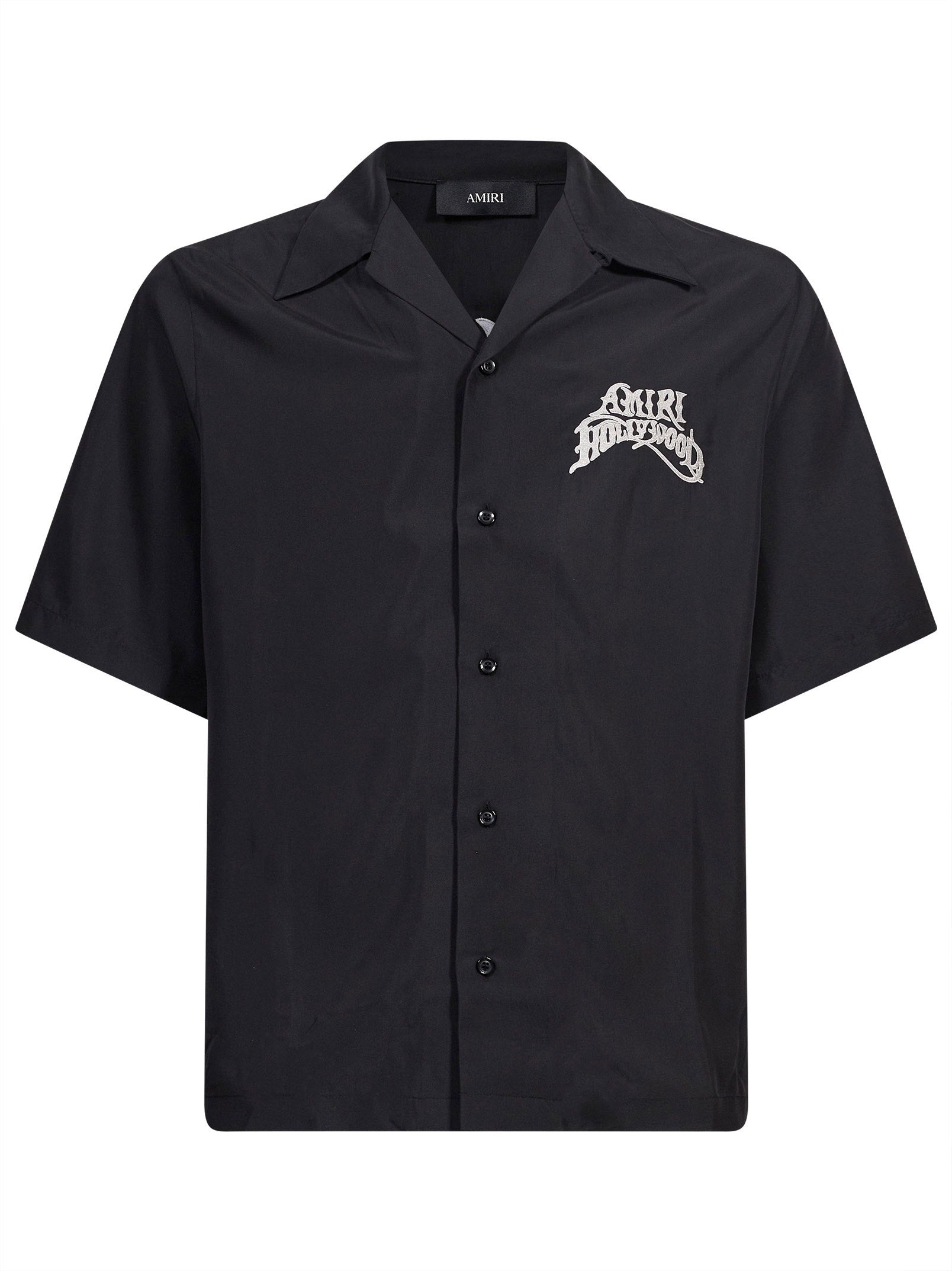 Camicia a maniche corte Hollywood in nero 