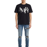 Jeans con strappi in blu 