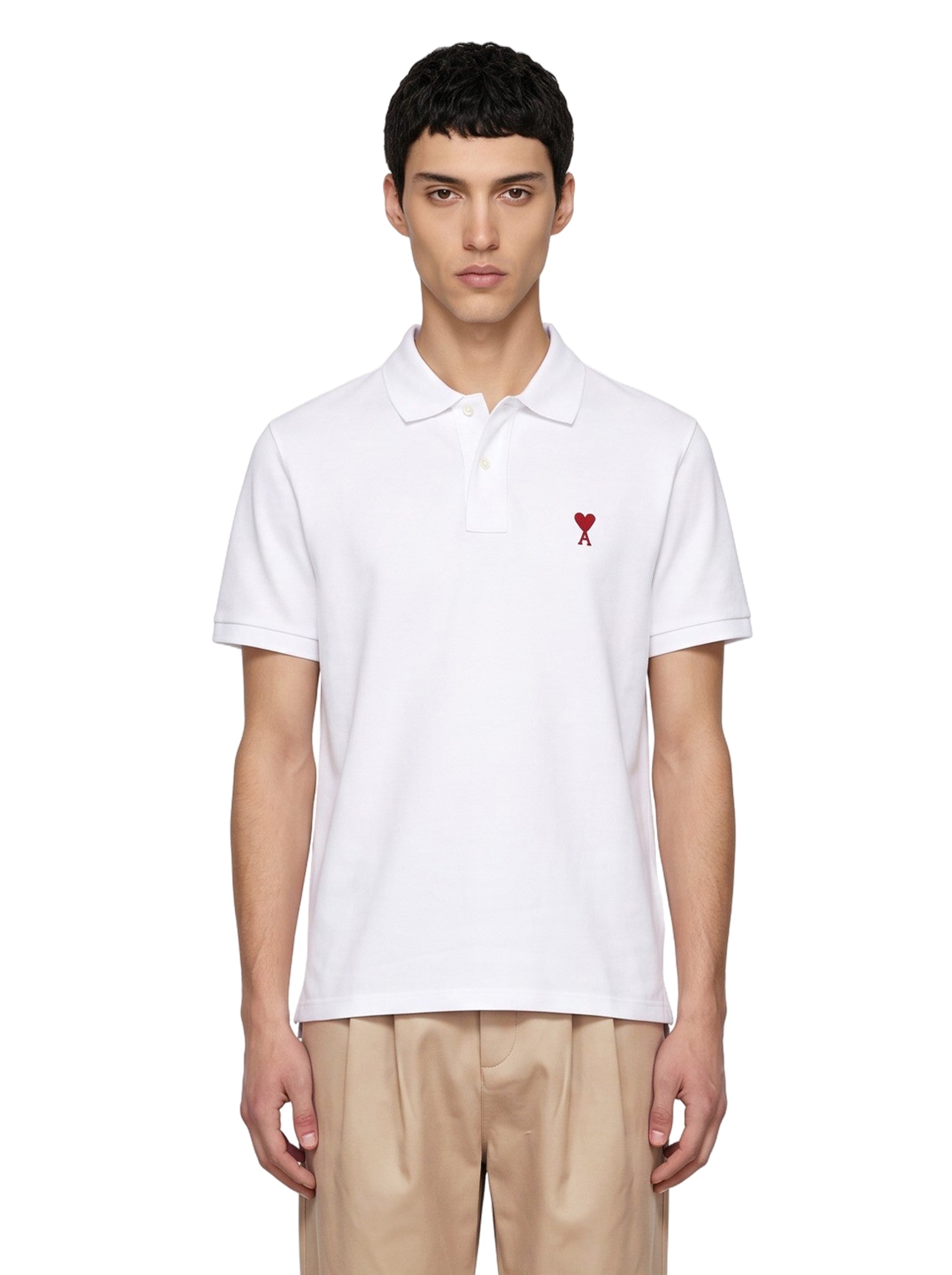 Polo Ami de Coeur in bianco 
