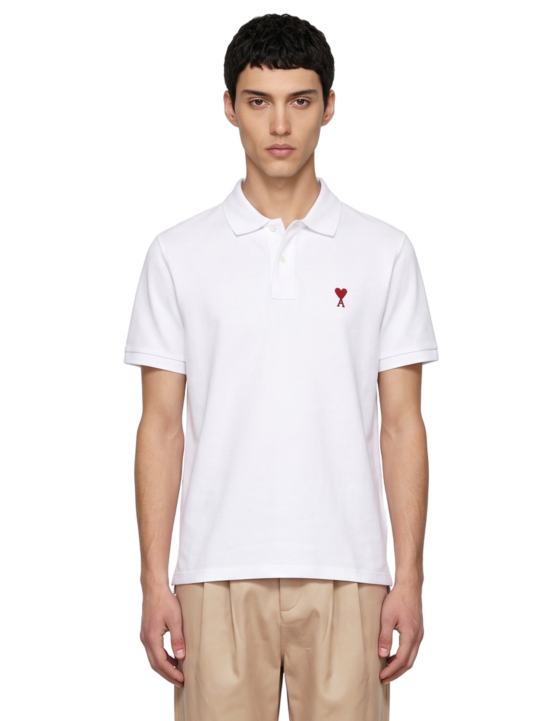 Polo Ami de Coeur in bianco 