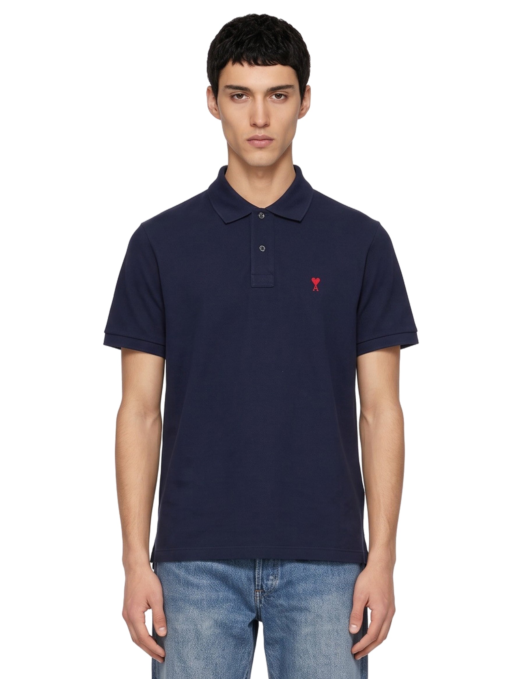 Polo Ami de Coeur in blu 