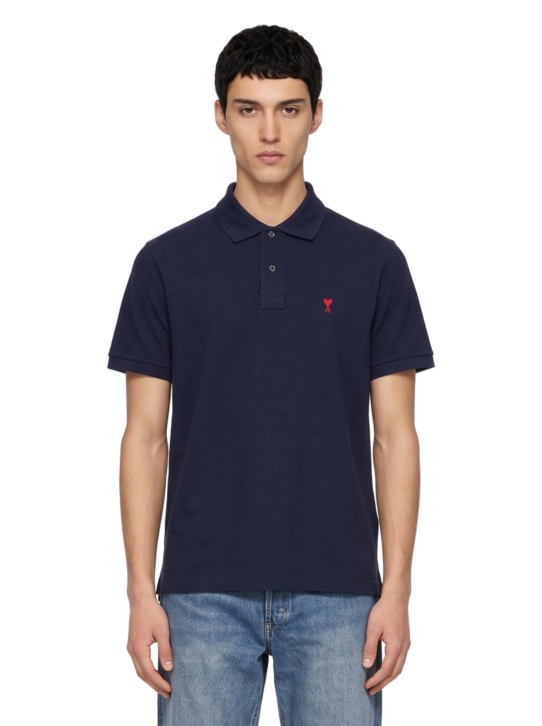 Polo Ami de Coeur in blu 