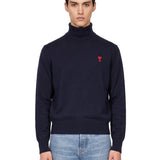 Maglione a collo alto Ami de Coeur in blu 