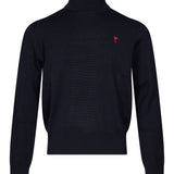 Maglione a collo alto Ami de Coeur in blu 