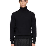 Maglione collo alto in nero 