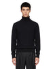 Maglione collo alto in nero