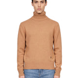 Maglione collo alto in beige 