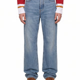 Jeans large fit in blu 