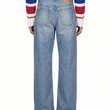 Jeans large fit in blu 
