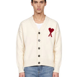 Cardigan Ami de Coeur in avorio 