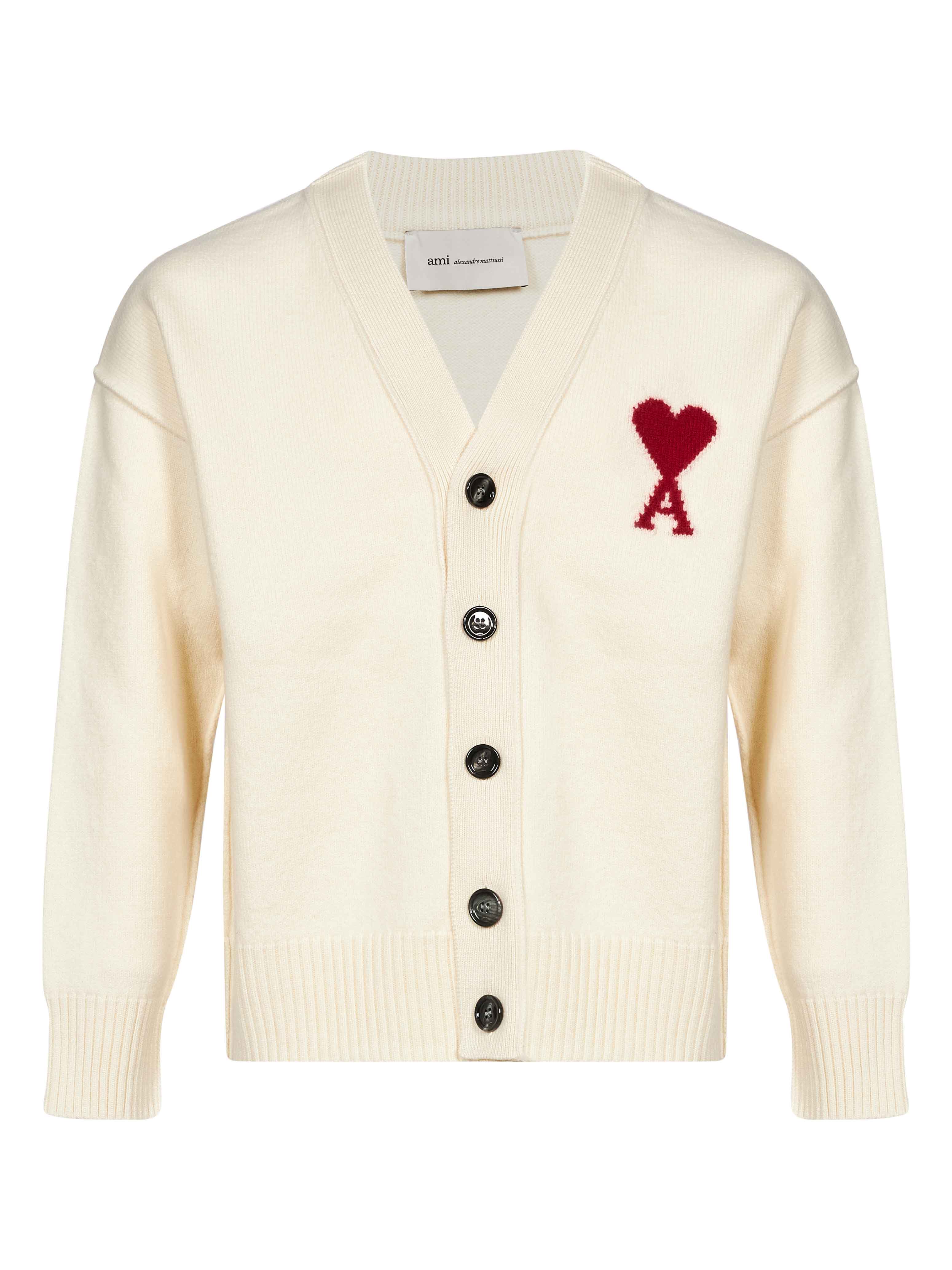 Cardigan Ami de Coeur in avorio 