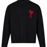 Maglione girocollo Ami de Coeur in nero 