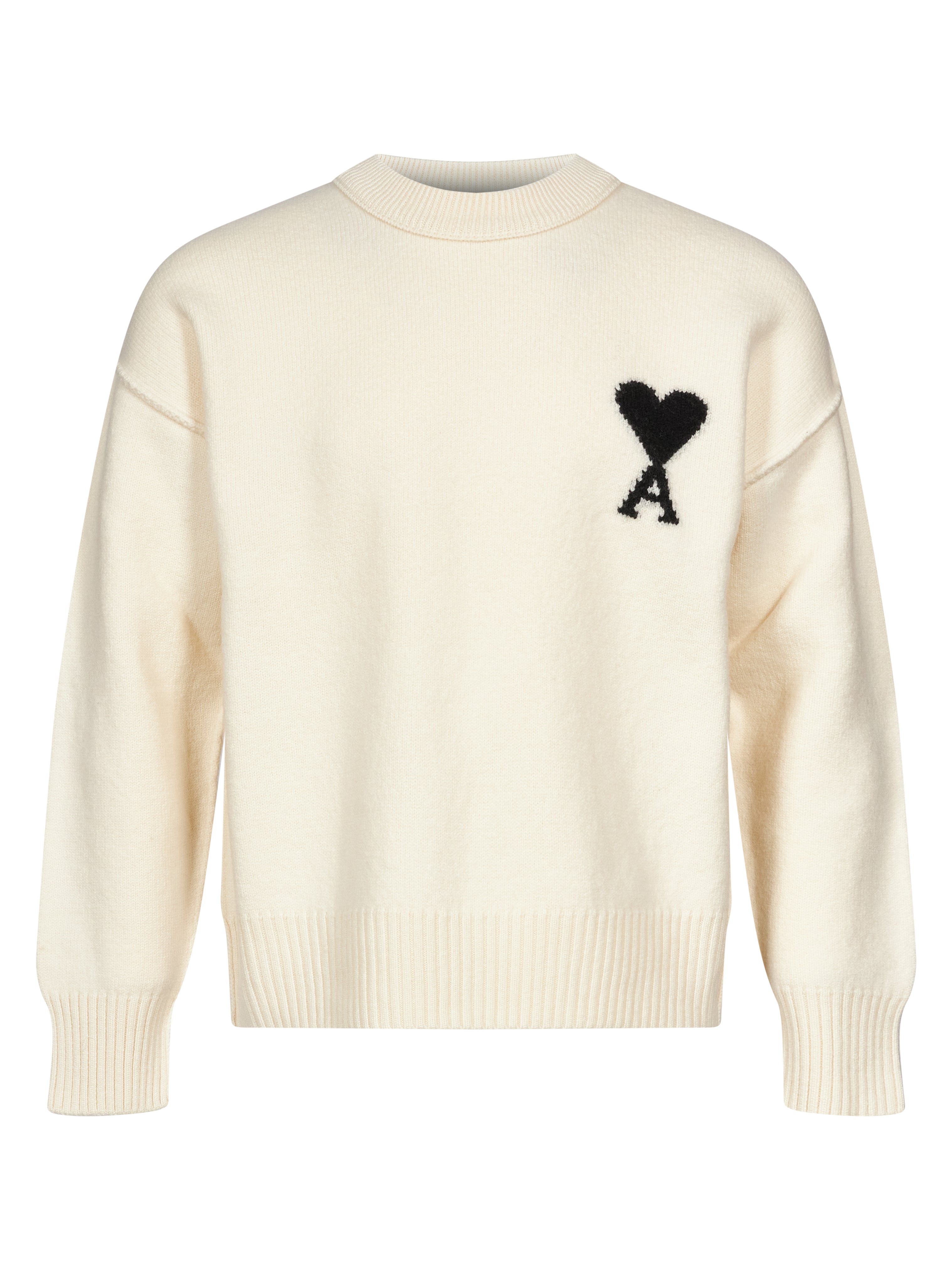 Maglione girocollo Ami de Coeur in avorio 