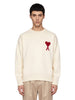Maglione girocollo in avorio