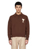 Polo in alpaca marrone