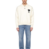 Polo Ami de Coeur in avorio 