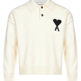 Polo Ami de Coeur in avorio 