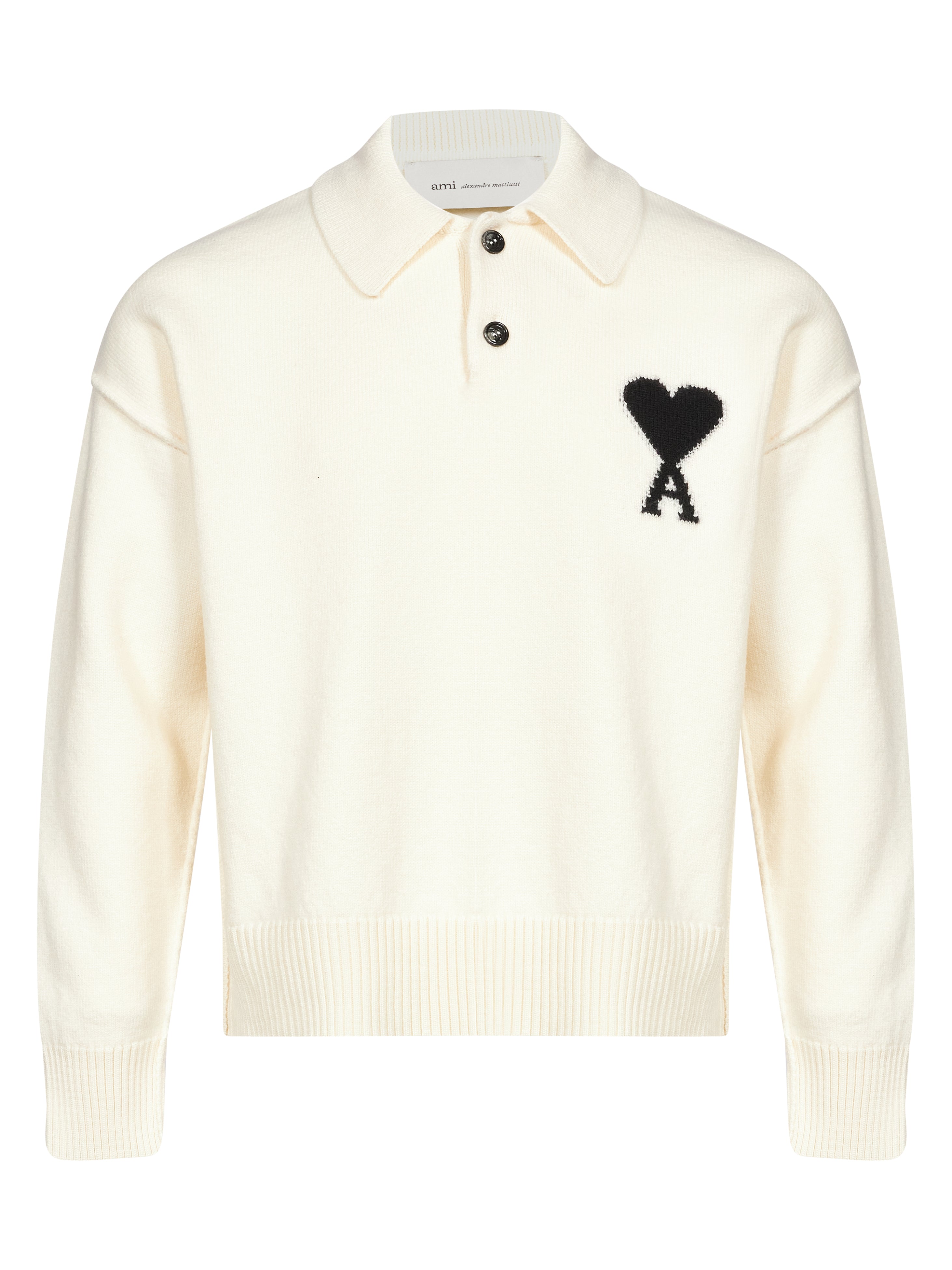 Polo Ami de Coeur in avorio 