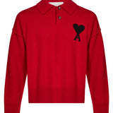 Polo Ami De Coeur in rosso 