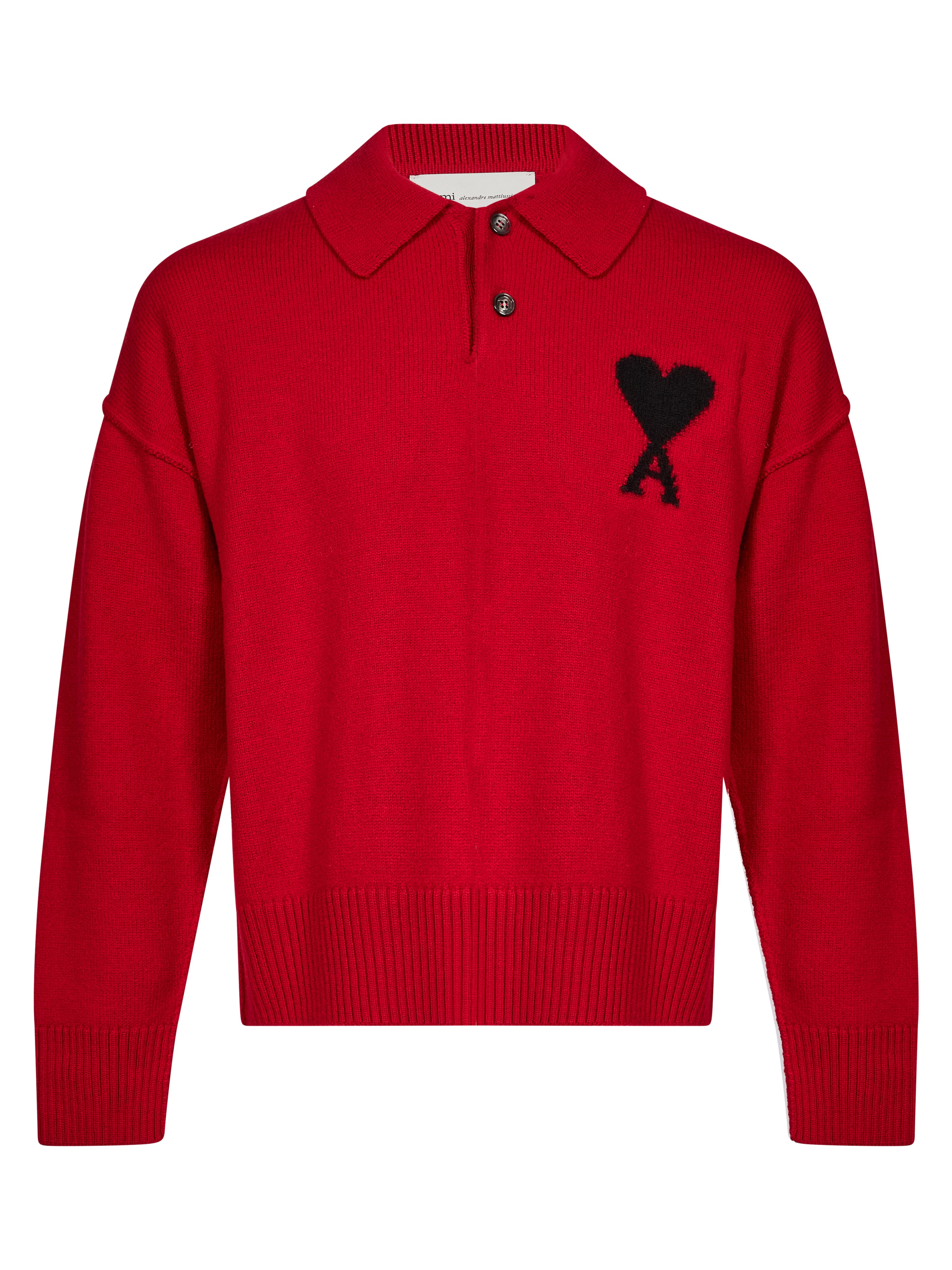 Polo Ami De Coeur in rosso 
