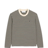 T-shirt a righe in bianco e nero 