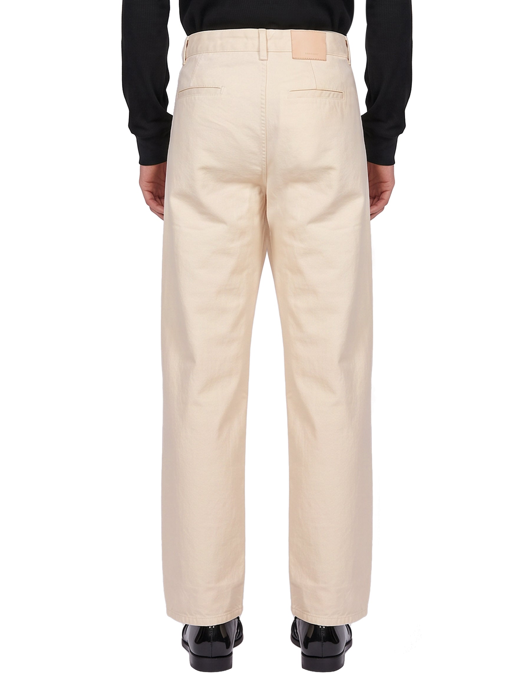 Jeans 2.0 a gamba dritta in avorio 