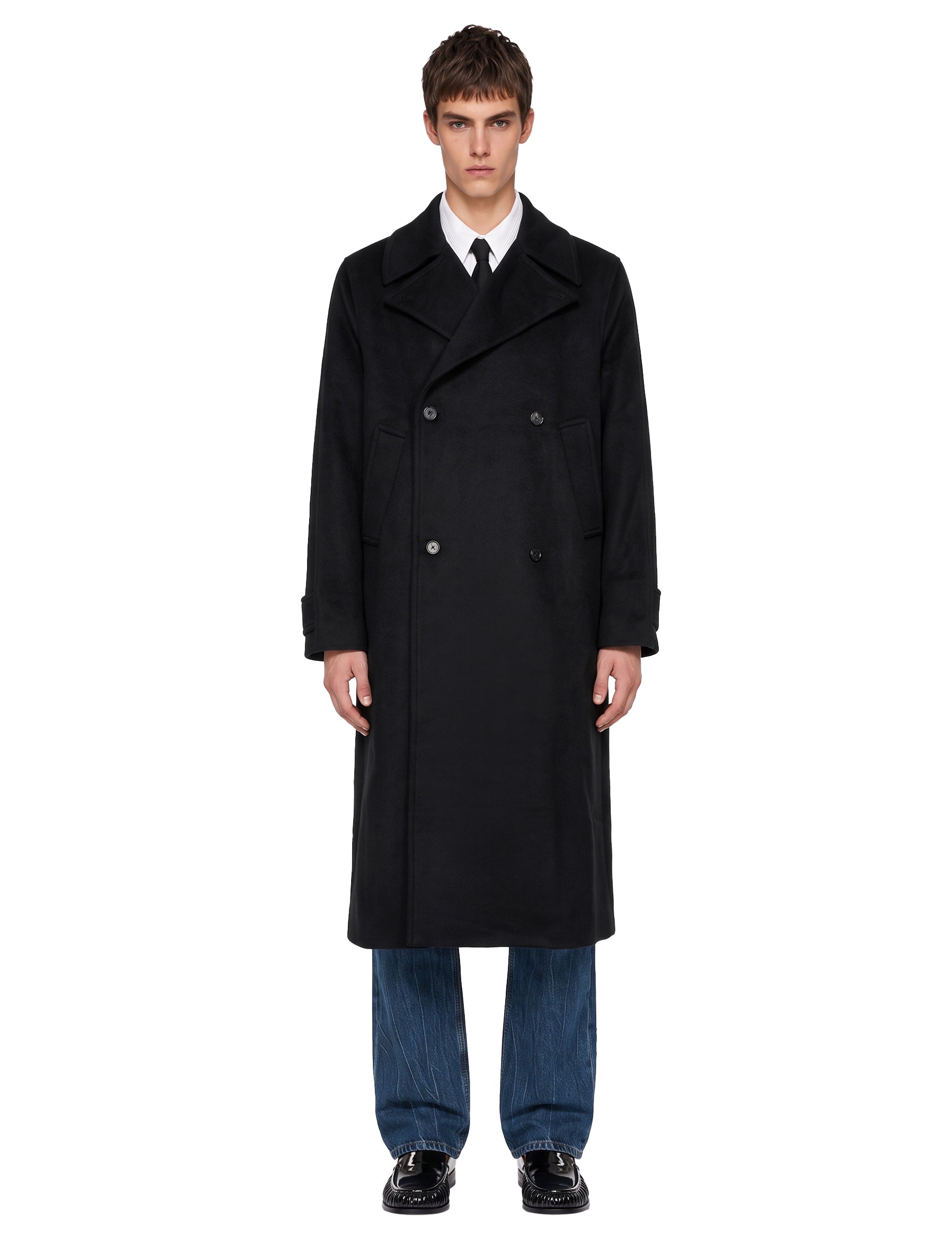 Cappotto 3.0 in lana nero 